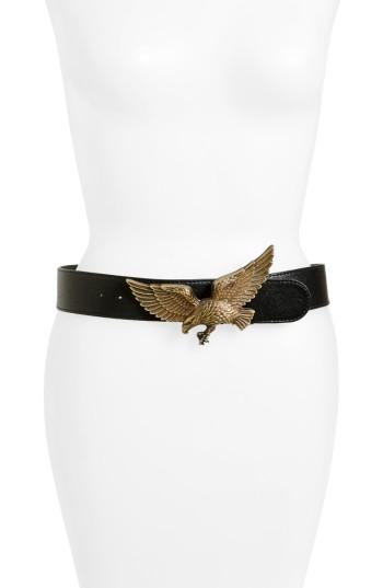 Women's Raina Eagle Leather Belt