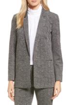 Women's Vince Camuto Herringbone Jacquard Open Front Jacket