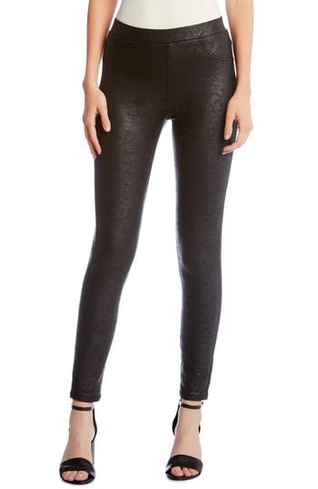 Women's Karen Kane Faux Leather Pants - Black