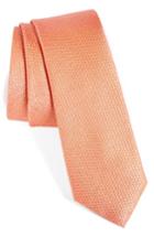 Men's Calibrate Seattle Textured Silk Tie, Size - Grey