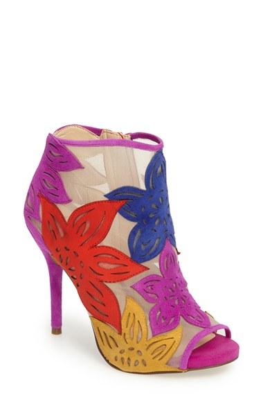 Women's Jessica Simpson Bliths Open Toe Bootie M - Pink