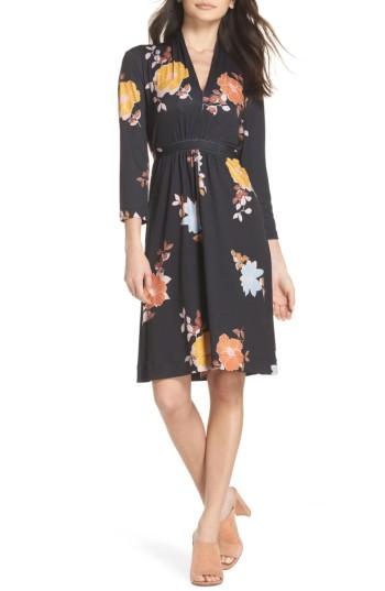 Women's French Connection Shikoku Floral Dress - Black