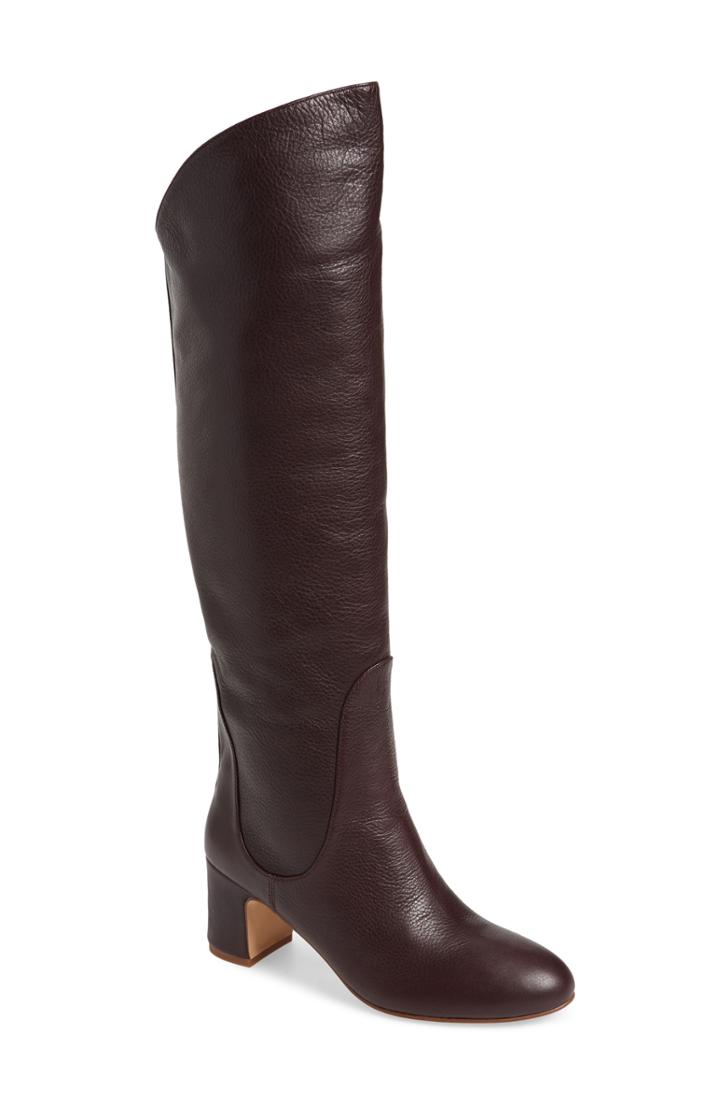 Women's Splendid Nick Knee High Boot .5 M - Purple
