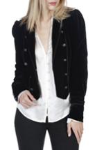 Women's Paige Maribel Velvet Jacket - Black
