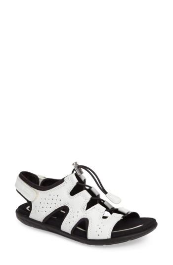 Women's Ecco 'bluma' Toggle Sandal -9.5us / 40eu - White