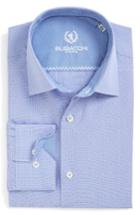 Men's Bugatchi Trim Fit Dot Dress Shirt .5 - Blue