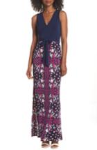 Women's Leota Perfect Faux Wrap Maxi Dress - Blue