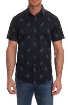 Men's Robert Graham Carney Geo Print Short Sleeve Sport Shirt