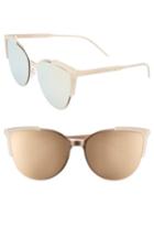Women's Vedi Vero 59mm Cat Eye Sunglasses - Pink/gold Mirror