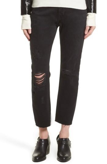 Women's Frame Le Original Ripped Crop Jeans