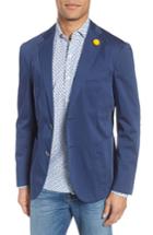 Men's Culturata Trim Fit Stretch Cotton Blazer R - Blue
