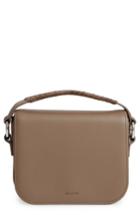 Allsaints Ray Leather Clutch - Brown