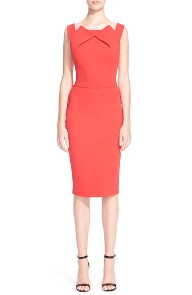 Women's St. John Collection Luxe Sculpture Knit Dress