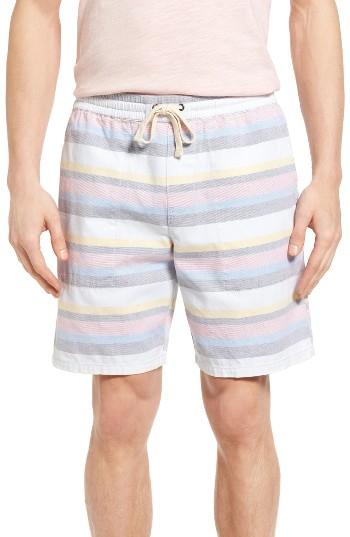 Men's Original Penguin Stripe Shorts, Size - Blue