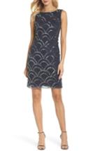 Women's Pisarro Nights Sequin & Embroidery Cocktail Dress - Blue