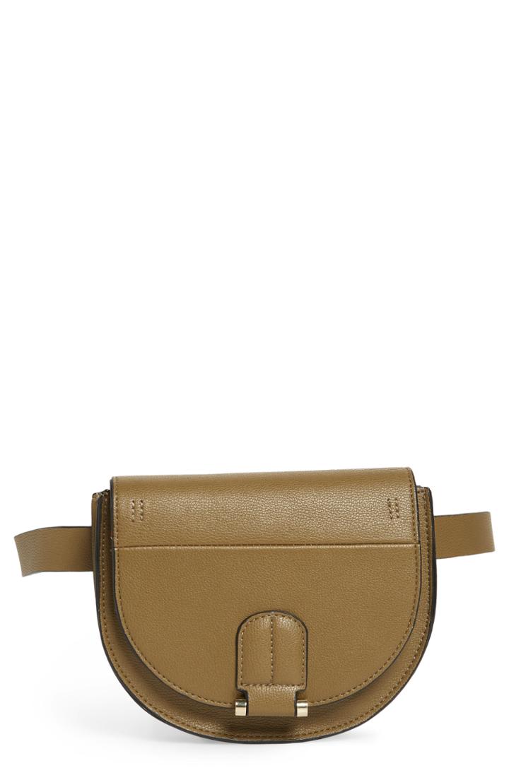 Danielle Nicole Alissa Faux Leather Belt Bag - Green