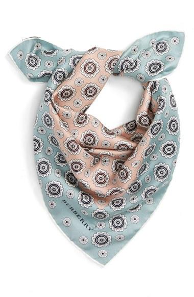 Women's Burberry Pajama Print Square Silk Scarf