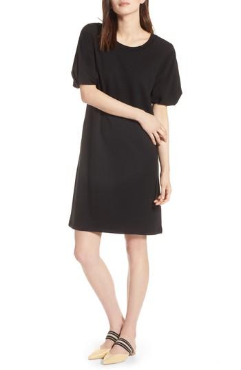 Women's Halogen Bubble Sleeve Dress - Black