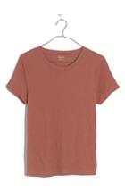 Women's Madewell Lo-fi Shrunken Tee - Red
