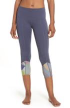 Women's Zella Katya High Waist Abstract Print Recycled Crop Leggings