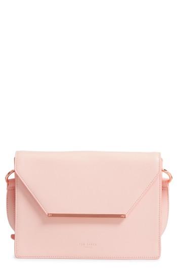 Ted Baker London Magsie Bar Detail Leather Envelope Clutch -