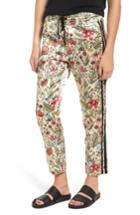 Women's Mother The Lounger Satin Ankle Pants - Pink