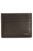 Men's Lauren Ralph Lauren Leather Card Case - Brown