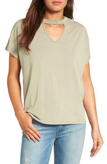 Women's Bobeau Cutout Tee - Green