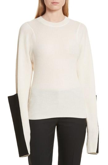Women's Joseph Waffle Knit Merino Wool Sweater