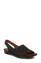 Women's Spring Step Jordana Slingback Sandal .5-6us / 36eu - Black