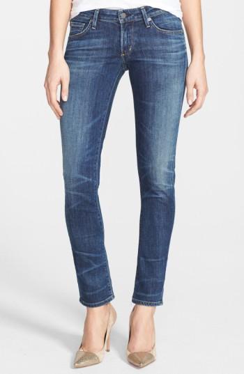 Women's Citizens Of Humanity 'racer' Whiskered Skinny Jeans - Blue