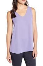 Petite Women's Nic+zoe Woven Tank P - Purple