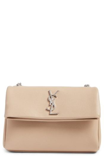Saint Laurent West Hollywood Calfskin Leather Messenger Bag -