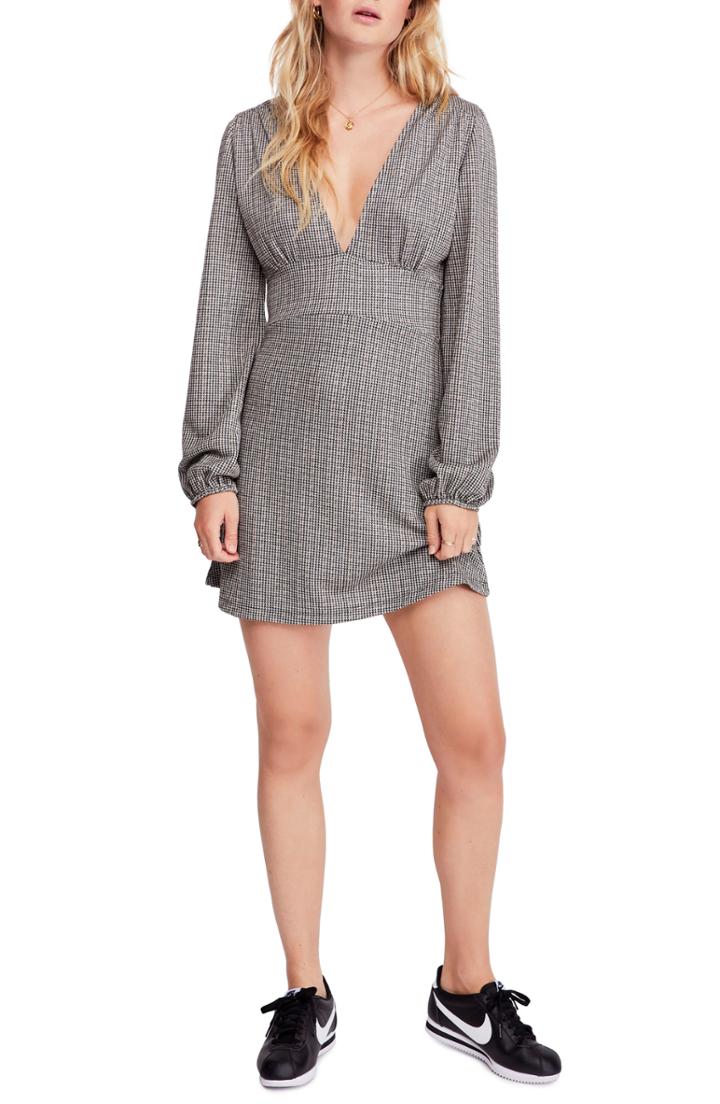 Women's Free People Selin Minidress - Black