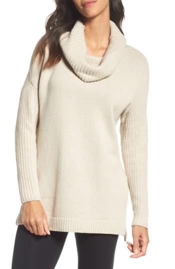 Women's Ugg Cowl Neck Tunic Sweater - Beige