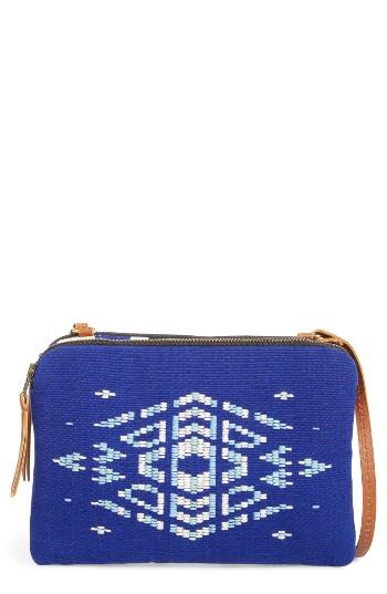Mercado Global Andrea Canvas Crossbody Bag - Blue
