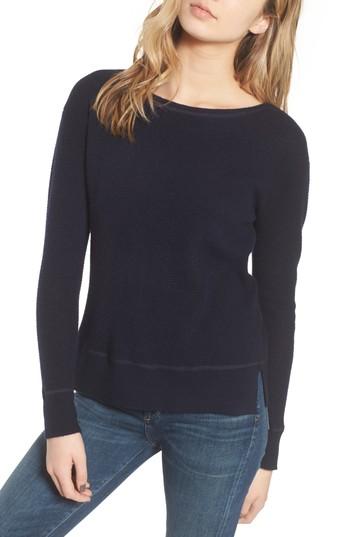 Women's James Perse Thermal Cashmere Top - Grey