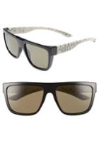 Women's Smith The Comeback 58mm Chromapop(tm) Square Sunglasses - Black Canvas Splatter