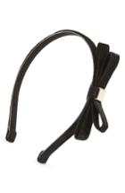 Tasha Velvet Bow Headband, Size - Black