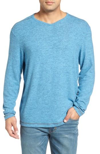 Men's Tommy Bahama 'leeward' V-neck Long Sleeve T-shirt