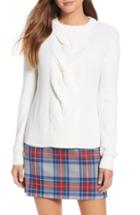 Women's Vineyard Vines Cable Front Sweater - Ivory