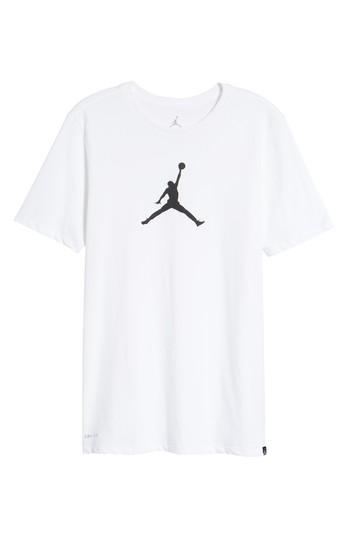 Men's Nike Jordan Iconic Jumpman Graphic T-shirt - White