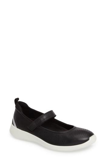 Women's Ecco Soft 5 Mary Jane -5.5us / 36eu - Black