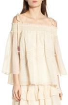 Women's Rebecca Minkoff Casey Off The Shoulder Top, Size - Ivory