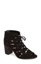 Women's Vince Camuto Tressa Perforated Lace-up Sandal M - Black