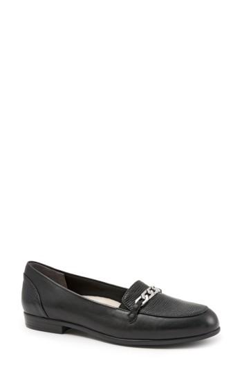 Women's Trotters Anastasia Flat .5 W - Black