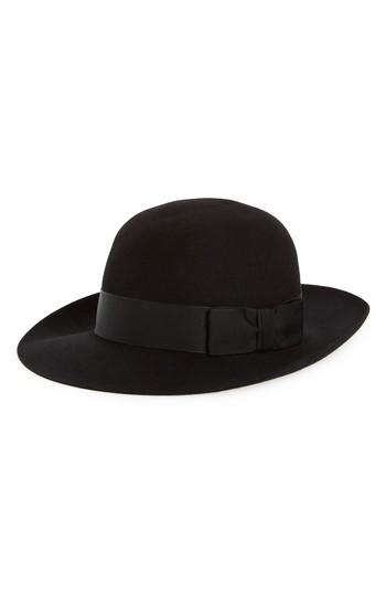 Men's Christy's Classic Felt Fedora - Black