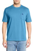 Men's Tommy Bahama 'new Bali Sky' Original Fit Crewneck Pocket T-shirt, Size - White