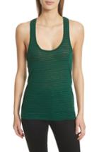 Women's Isabel Marant Etoile Avien Stripe Cotton & Linen Tank - Green