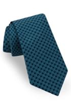 Men's Ted Baker London Fancy Geometric Silk Tie, Size - Blue